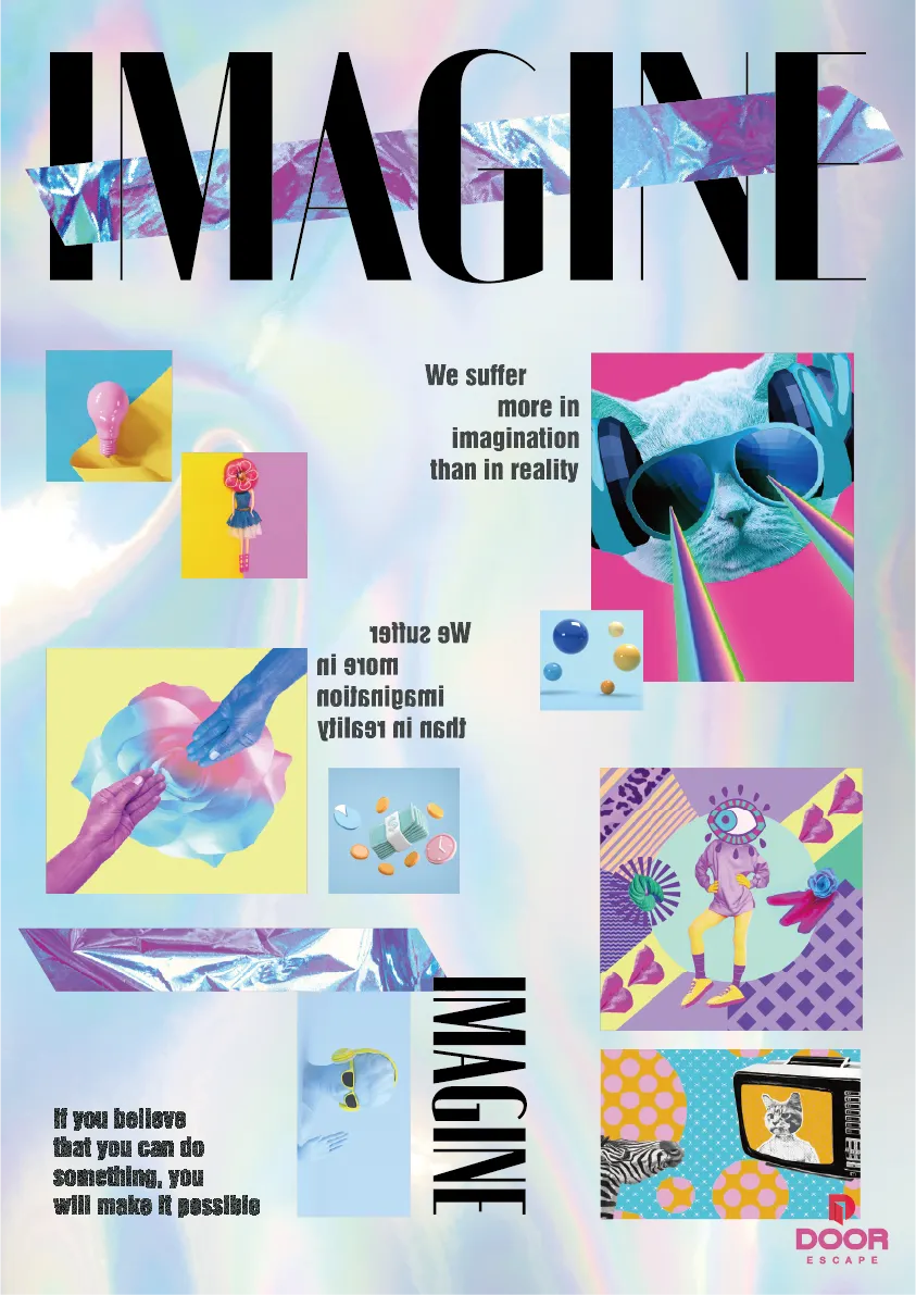 IMAGINE · 도어이스케이프 강남가든점 테마 포스터